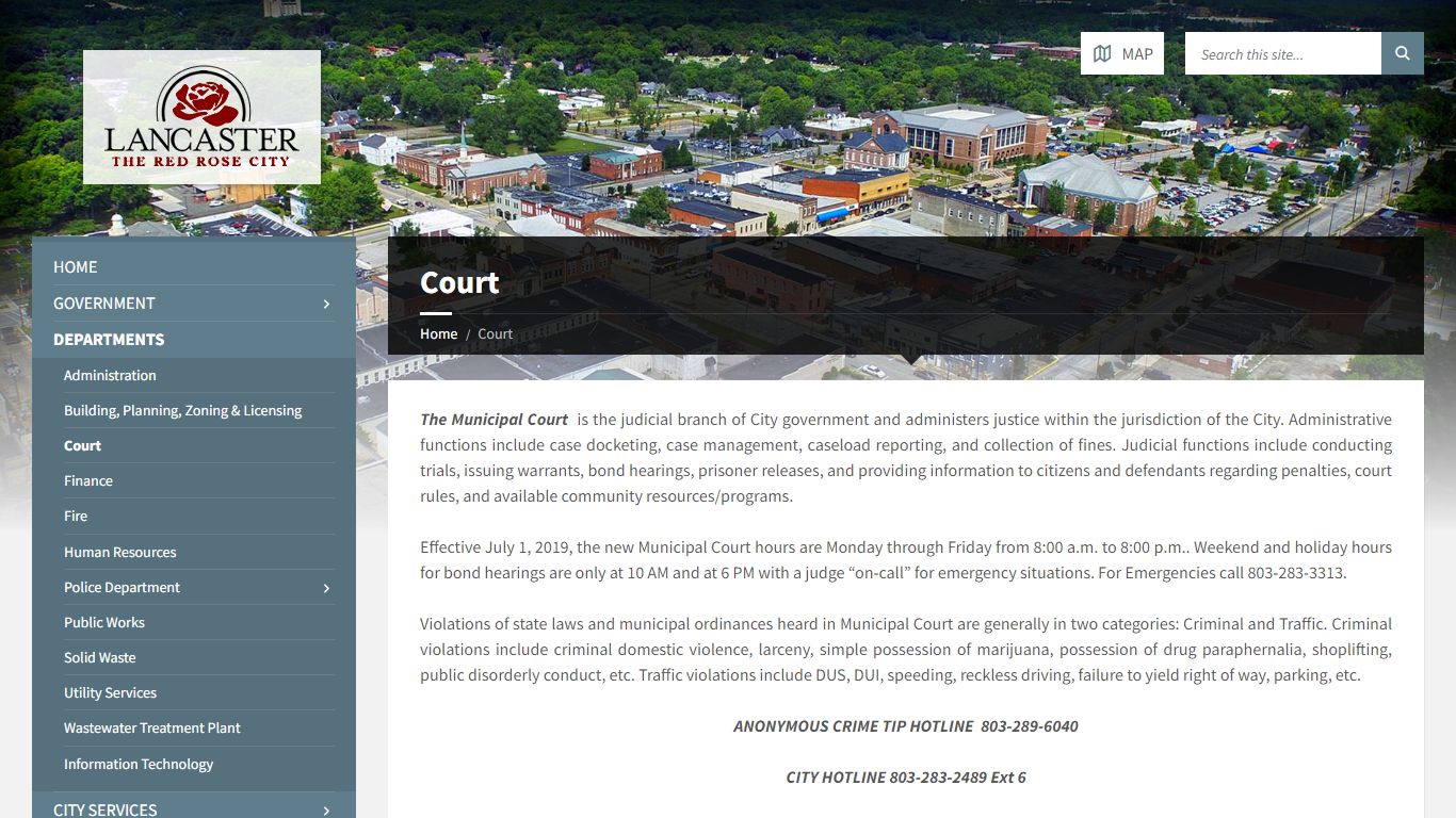 Court | Lancaster South Carolina