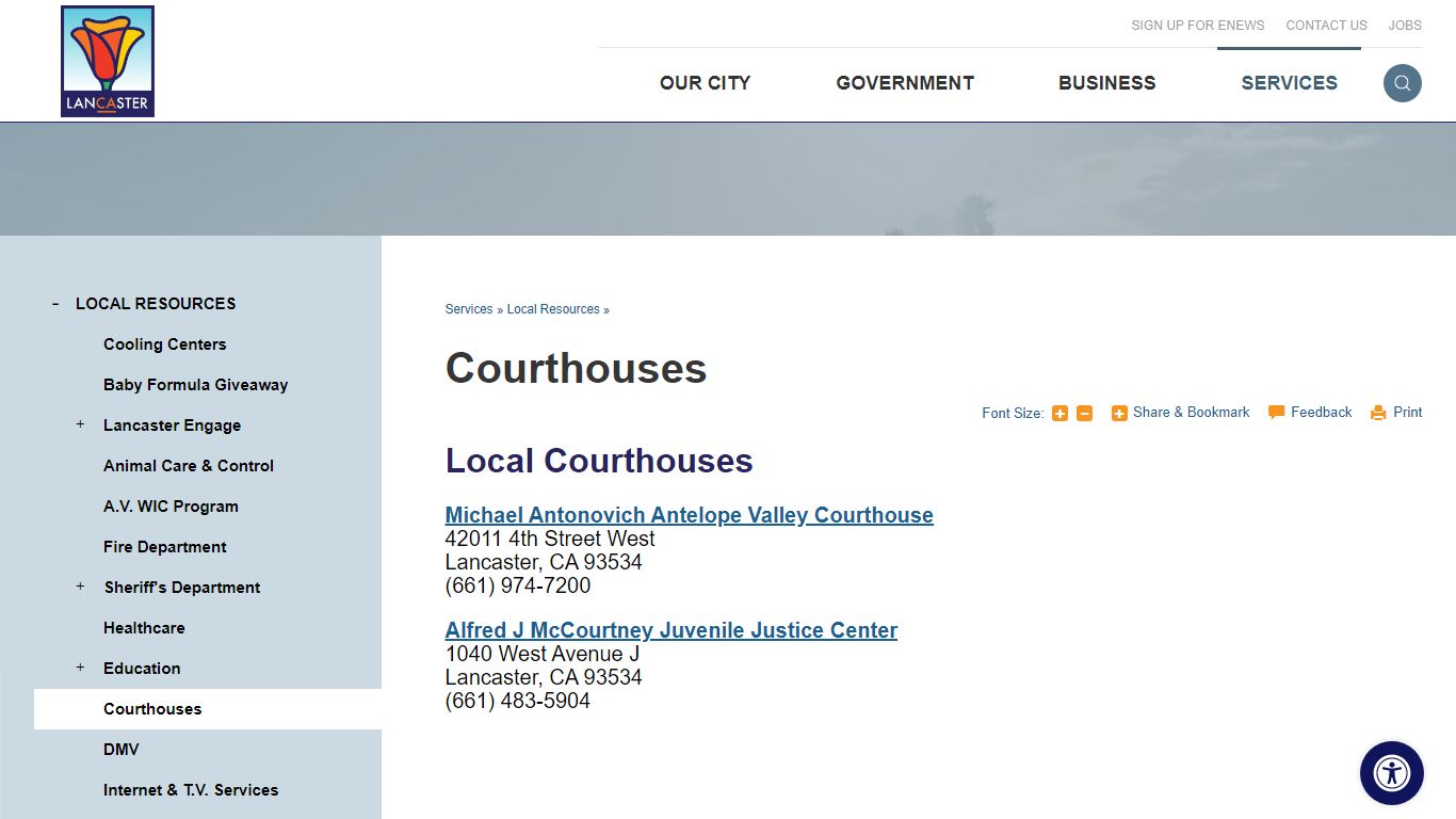 Courthouses | City of Lancaster